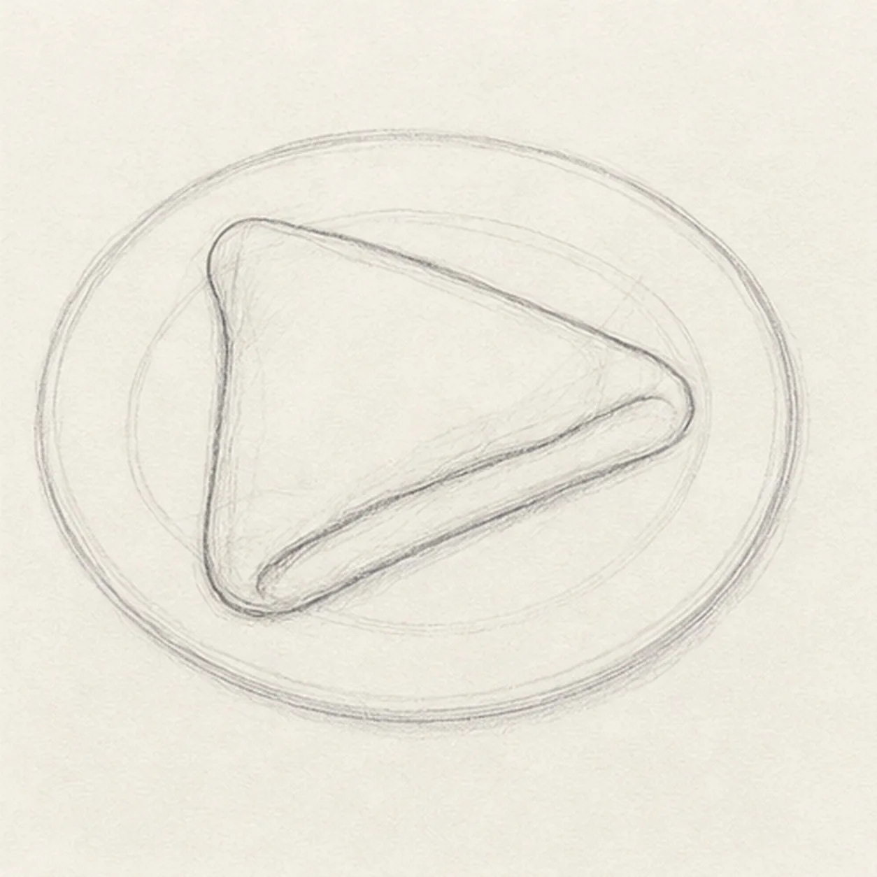 Fold the pastry form stage for how to draw an apple turnover