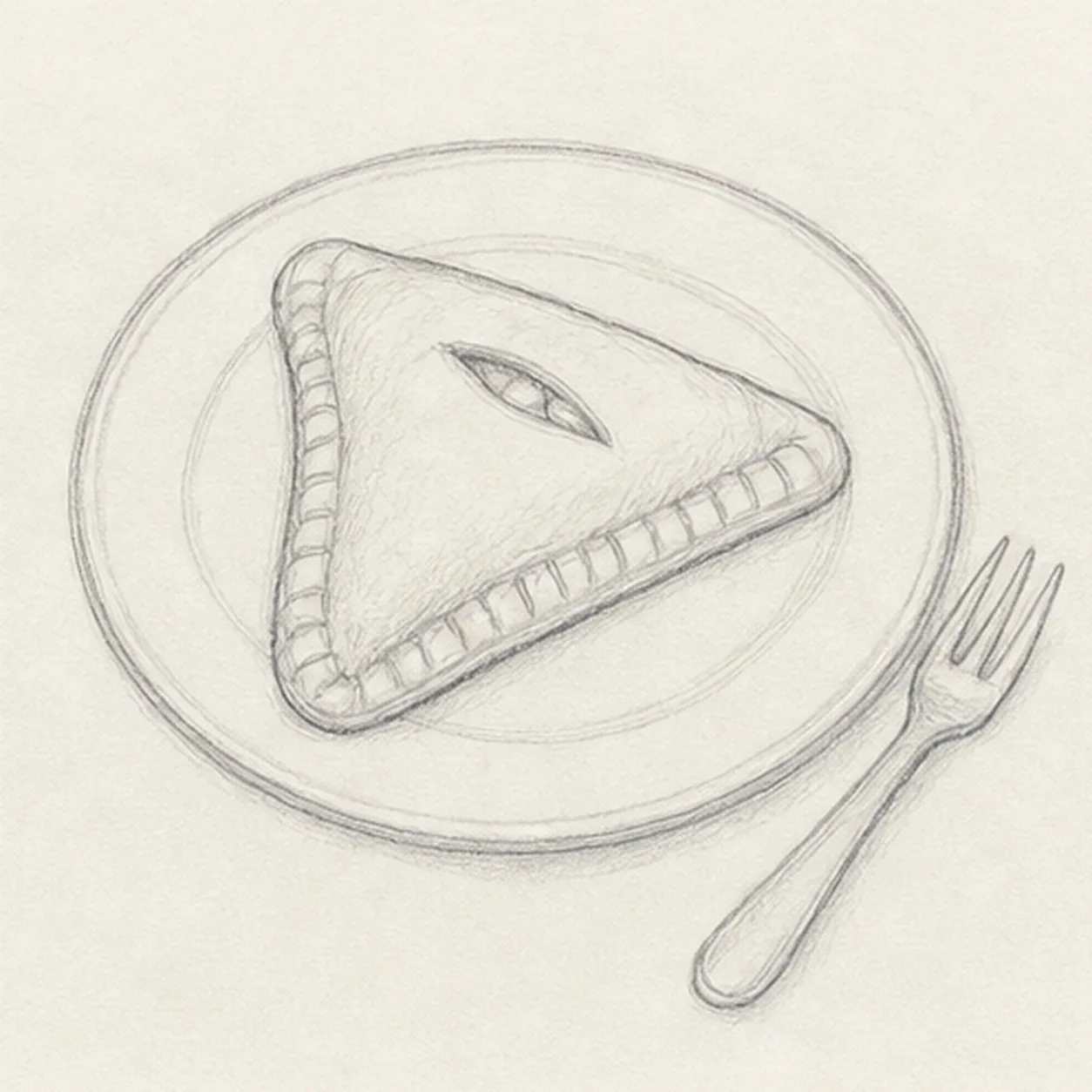 Add filling and fork stage for how to draw an apple turnover