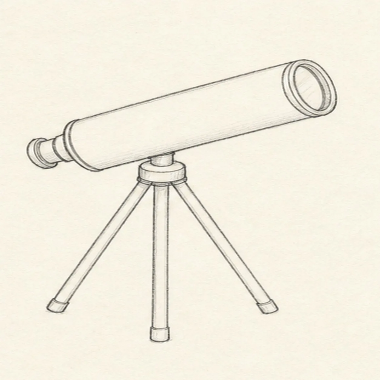Set the finder scope stage for how to draw a telescope