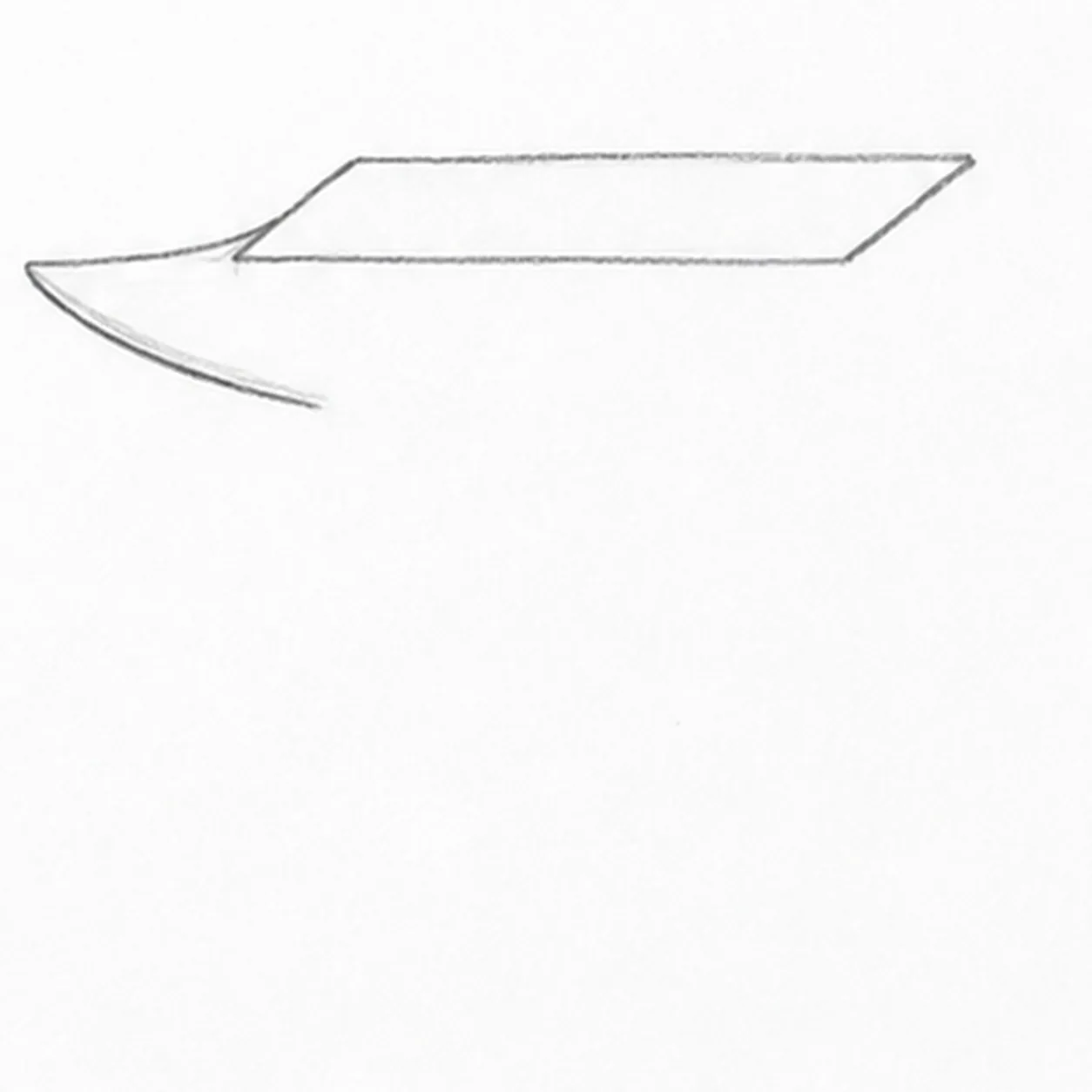 Attach the pointed horn stage for how to draw an anvil