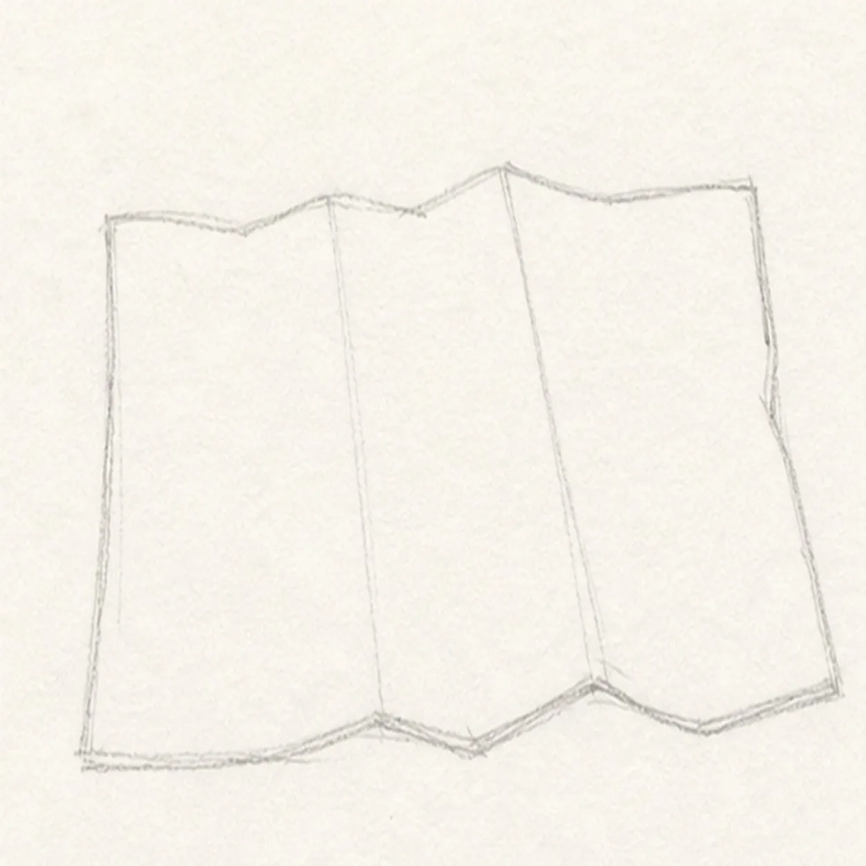 Block the map sheet stage for how to draw a folded camp map