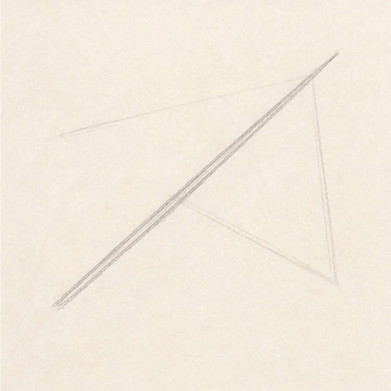 Set the spine and wings stage for how to draw a paper airplane