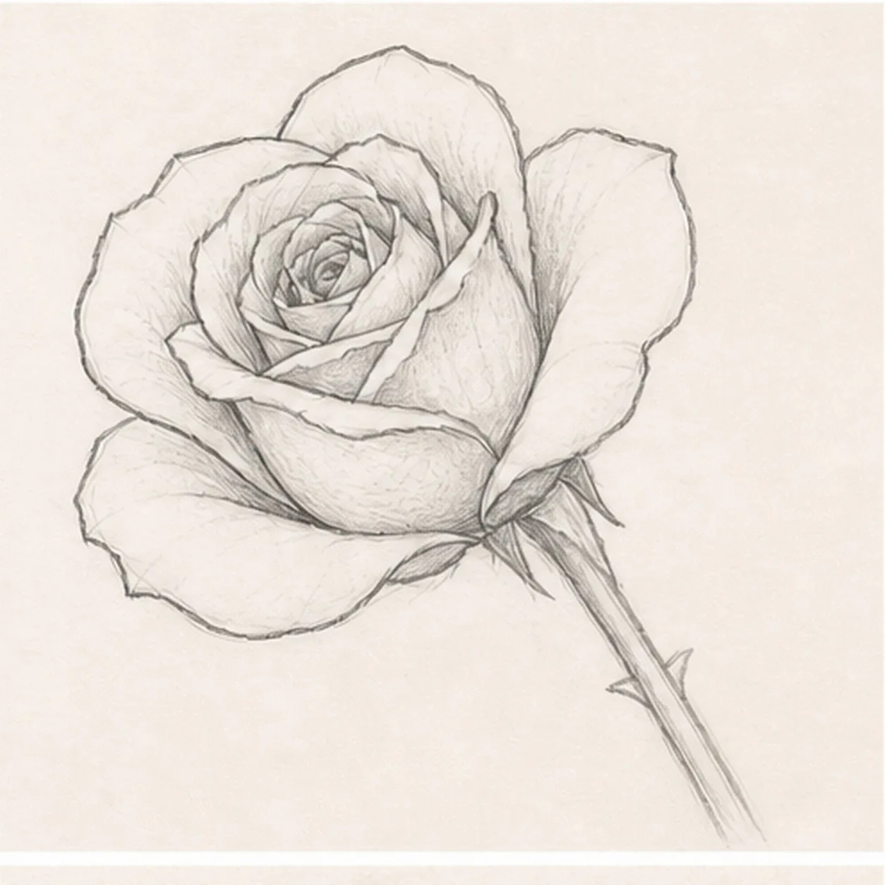 Layer the petal center stage for how to draw a garden rose