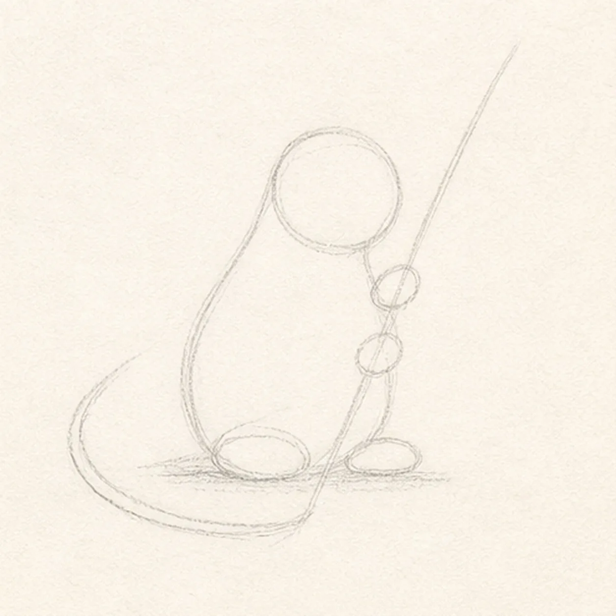 Map the mouse and wheat route stage for how to draw a harvest mouse