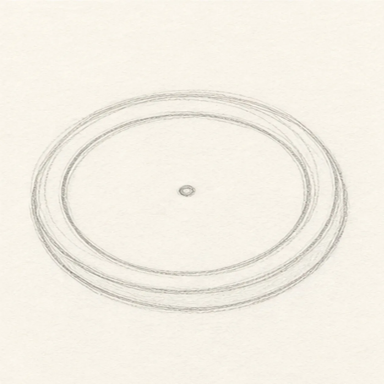 Add the face circle stage for how to draw a pocket compass