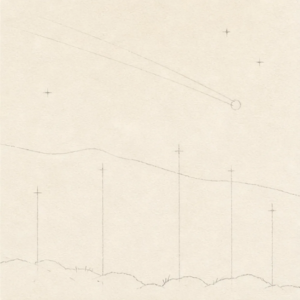 Map the night-sky diagonal stage for how to draw a shooting star