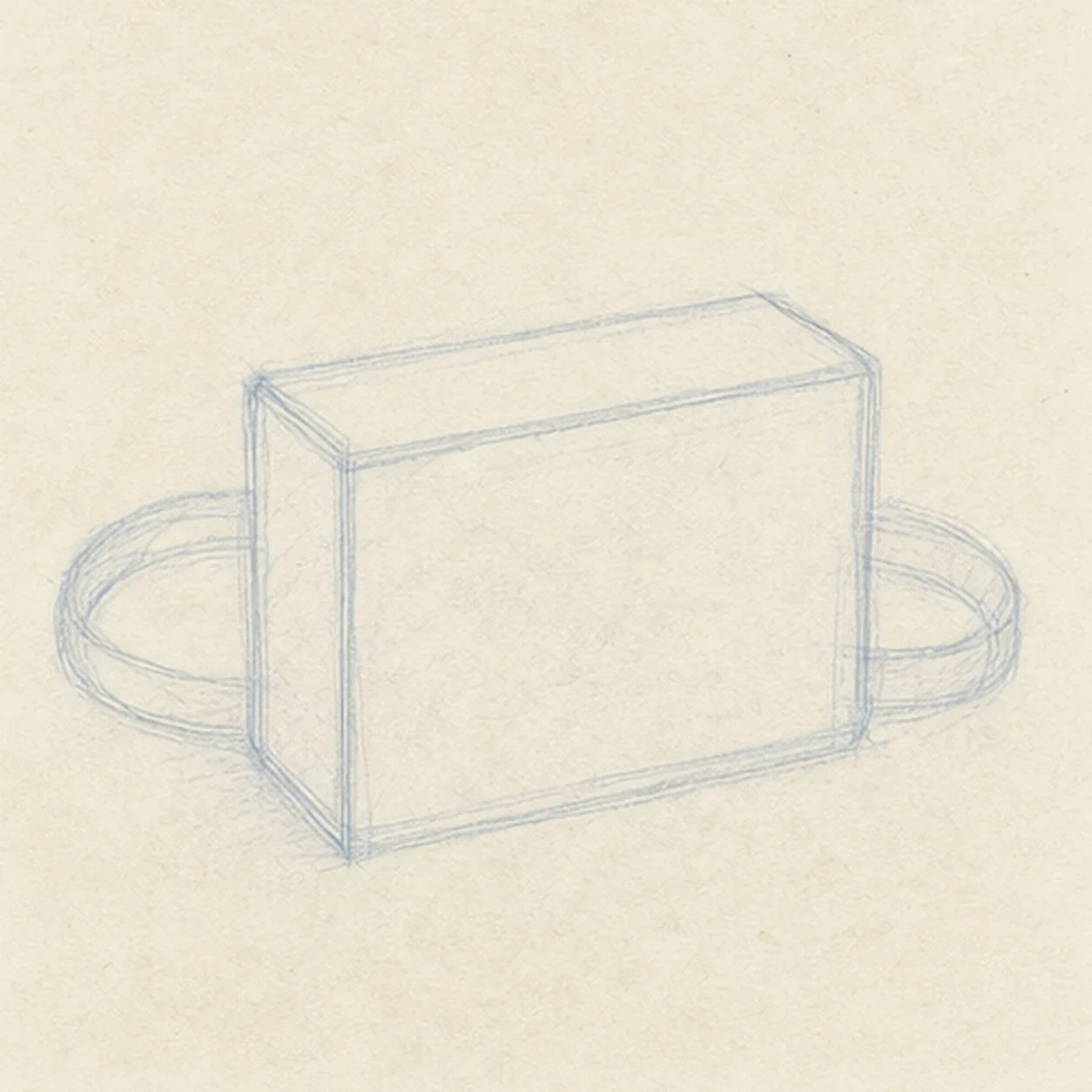 Box in the camera stage for how to draw a vintage camera
