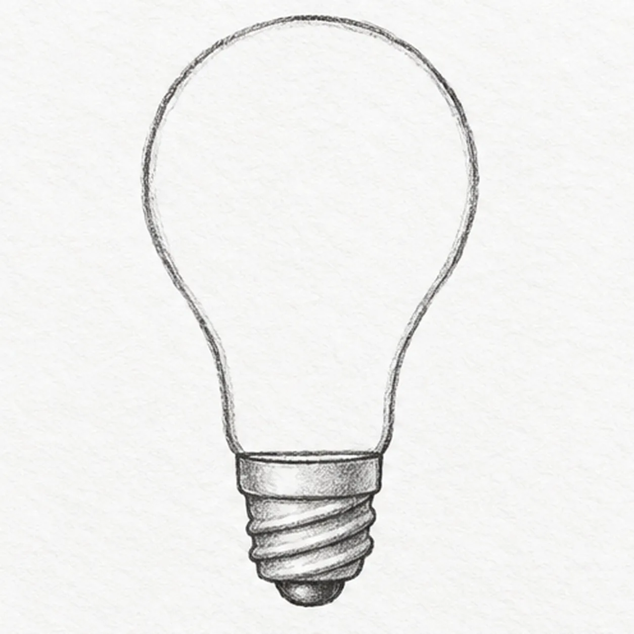 Draw the threaded metal base stage for how to draw a vintage light bulb