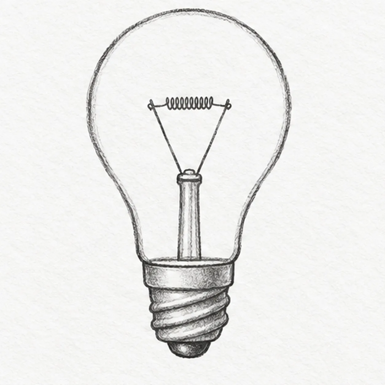 Build the filament inside stage for how to draw a vintage light bulb